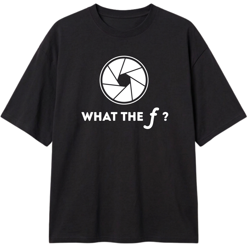 "What the F? - Oversized Preta/Chocolate" Camiseta Oversized Classic