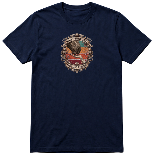 "Estampa Y LOVE HORSE" Camiseta regular básica
