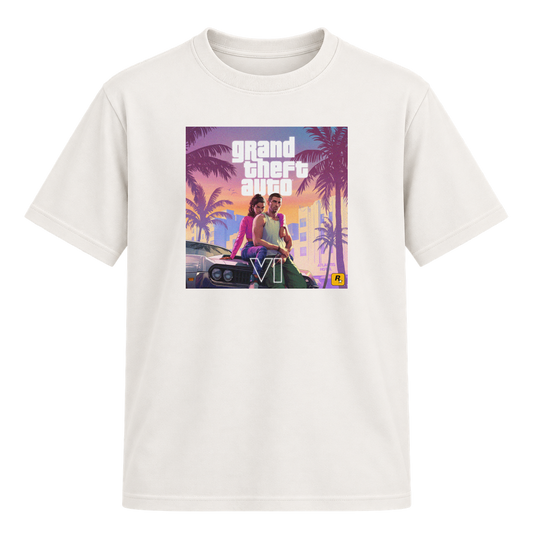 "VI.CE CITY THEMES" Camiseta Regular Suedine