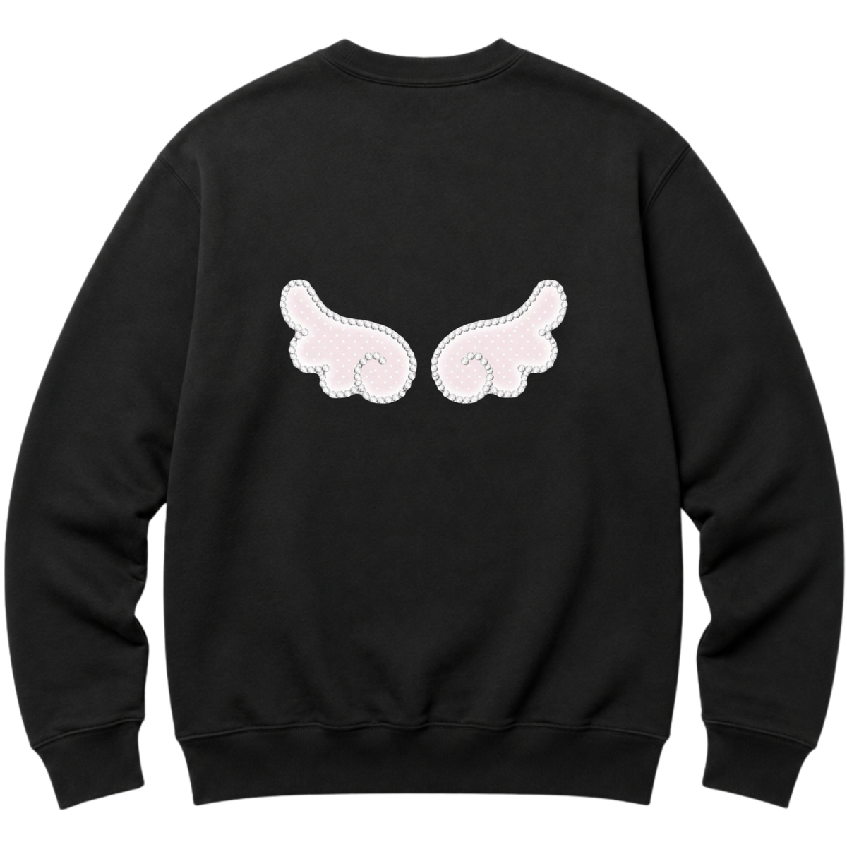 "Moletom Pinky Wings" Moletom com Capuz Básico