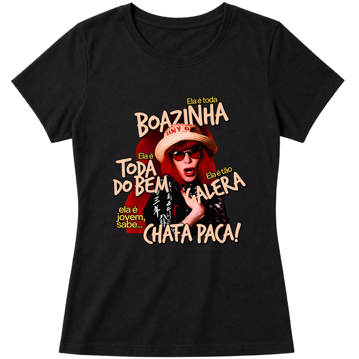 "Baby Look Classic - Toda Boazinha" Blusa Baby Look