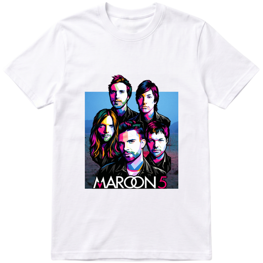 "Maroon 5 - Colors" Camiseta Premium Unissex