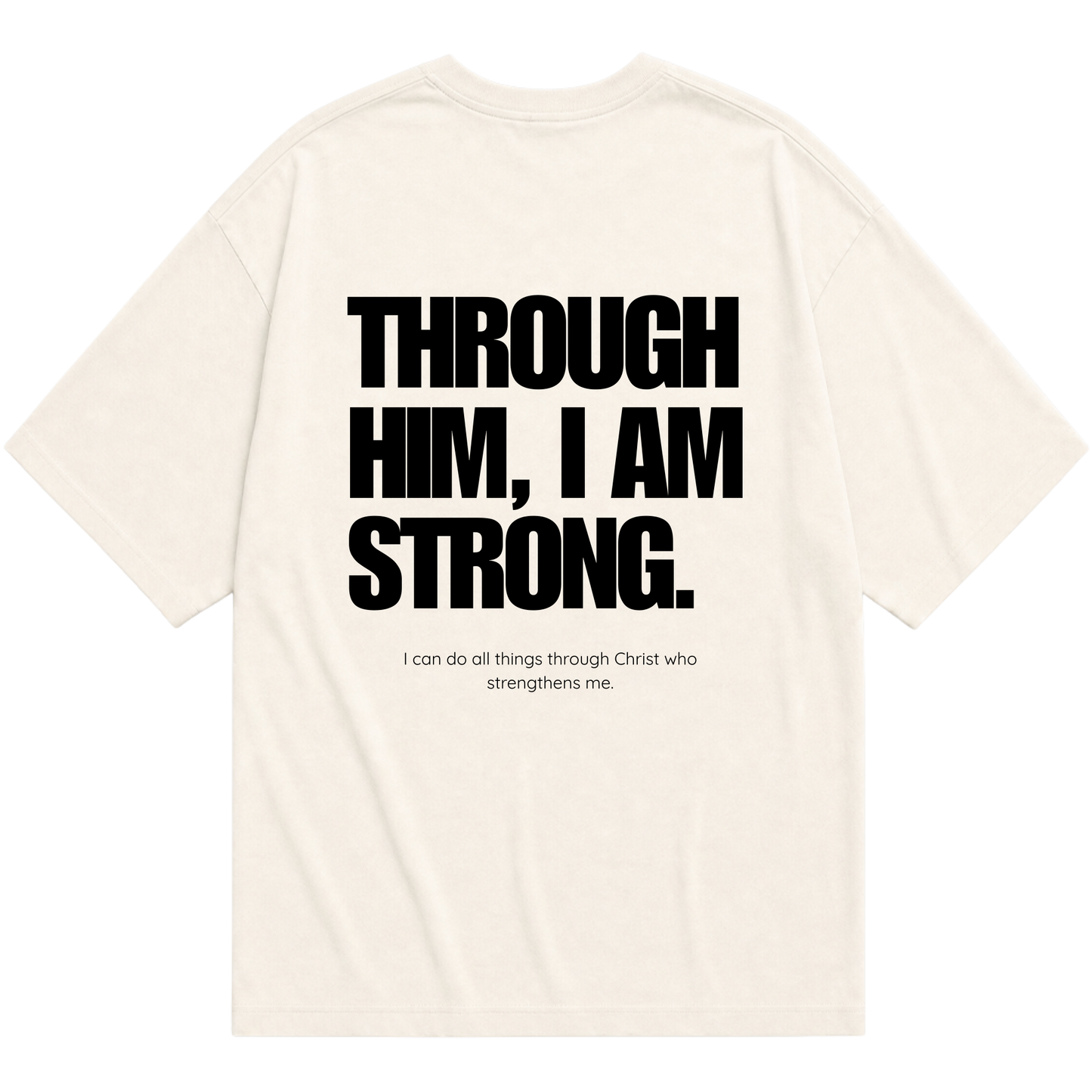 "Philippians 4:13" Oversized Básica 30.1
