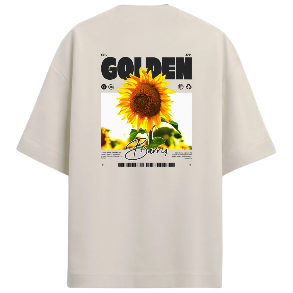 "Camiseta Oversized Barnz Golden" Oversized Premium