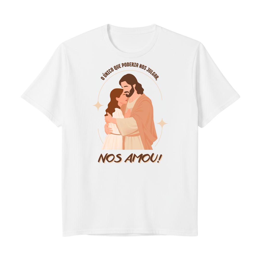 "Camiseta Regular Essential God" Camiseta Premium Unissex Bunker Studios