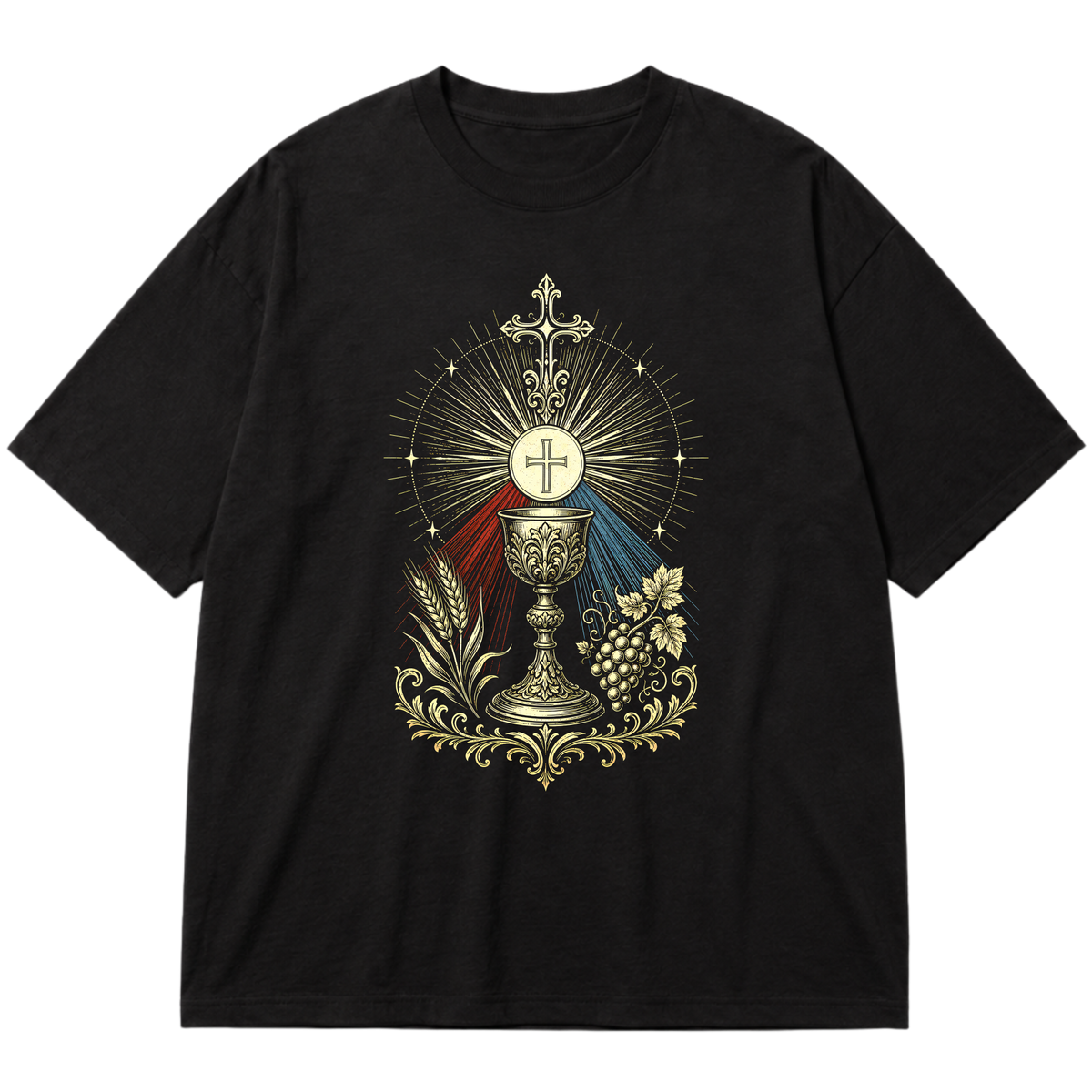"Eucaristia" Oversized Premium 96% algodão 4% Elastano