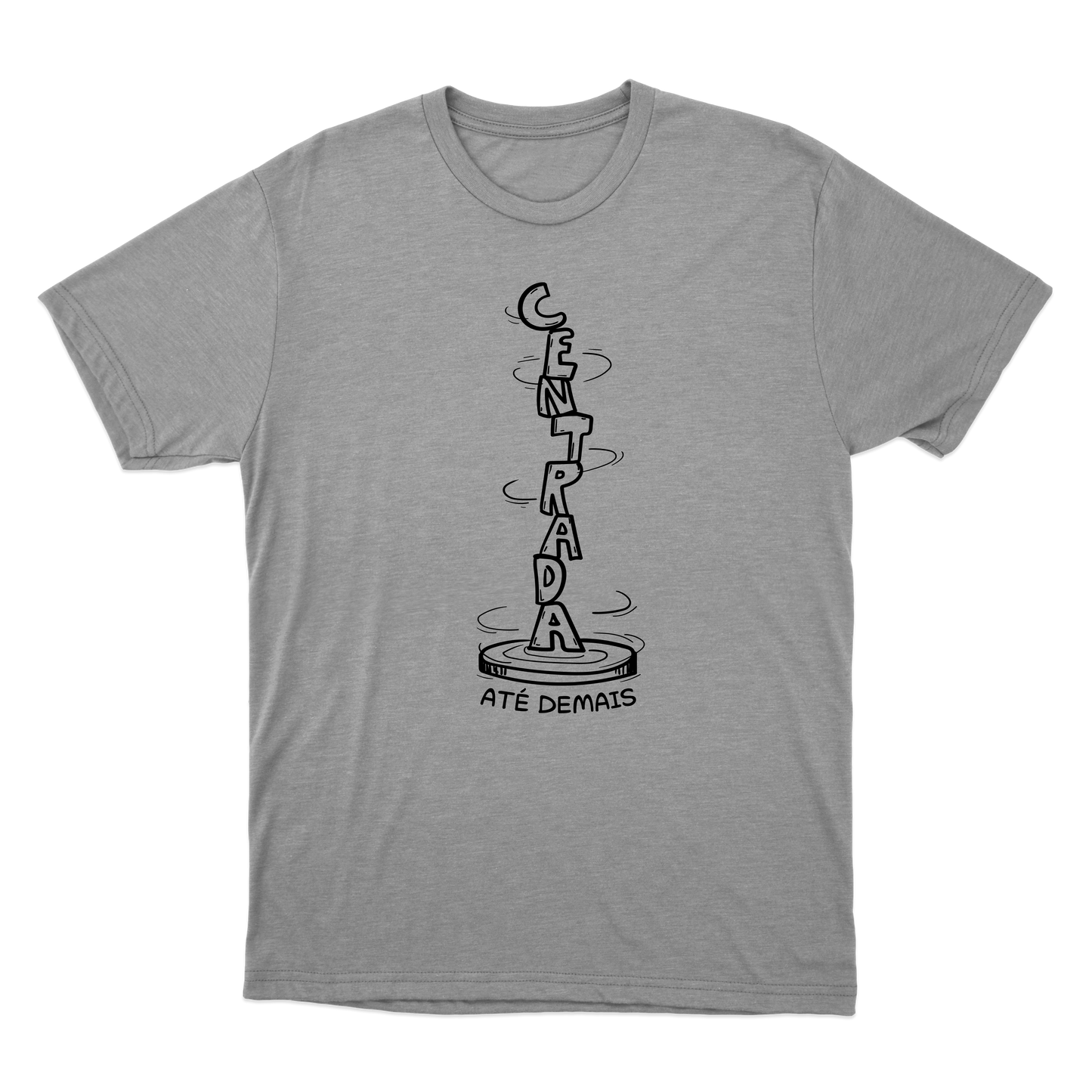 "centra até demais - dtg" Camiseta Básica Unissex