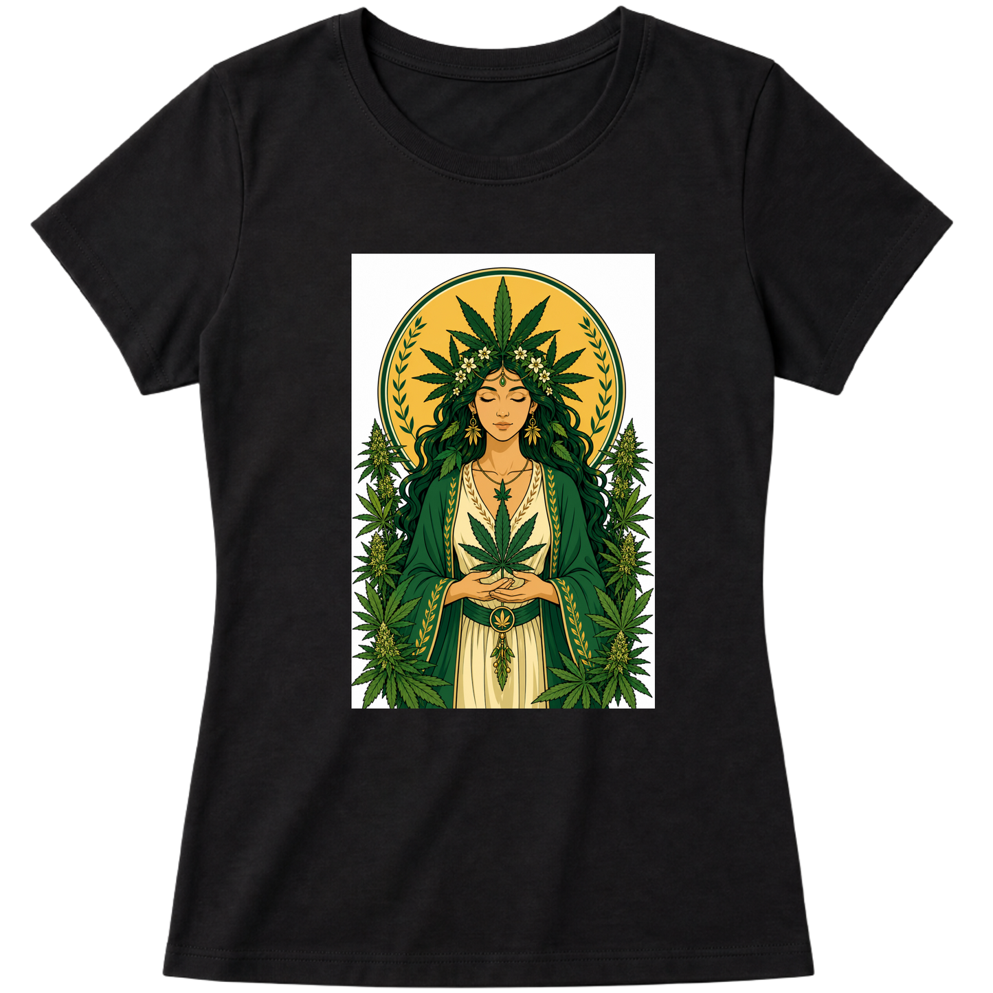 "DJAMBA" Blusa Baby Look