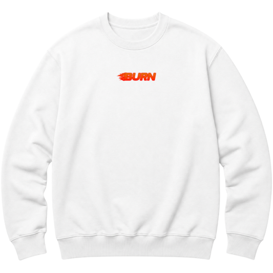 "Moletom Crew Com Estampa BURN NEON" Blusão Moletom