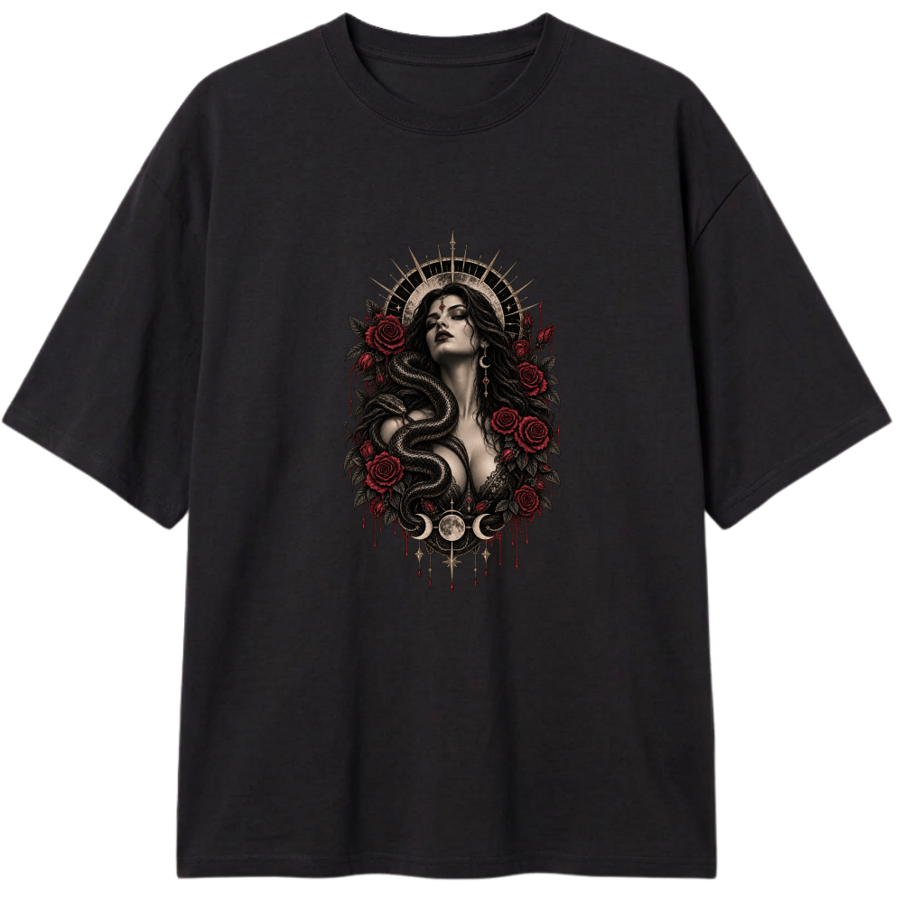 "Camiseta Oversized - Snake Deception" Camiseta Oversized Classic