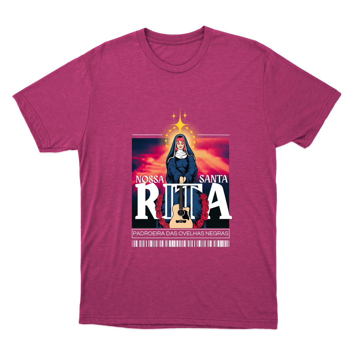 "Camiseta Santa Rita" Camiseta Básica Unissex