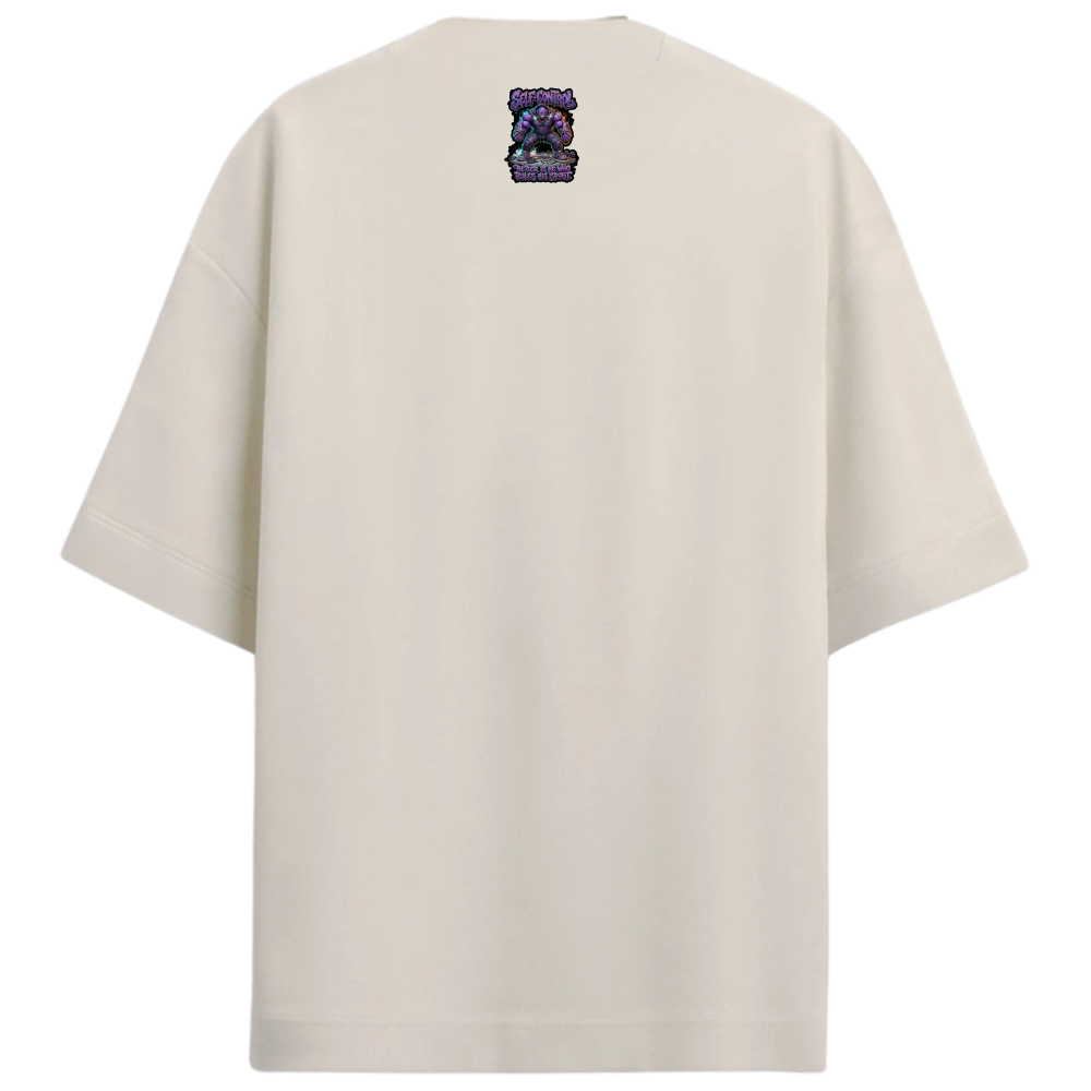 "Produto #007 Camisa Oversized SELF CONTROL" Camiseta Oversized Premium