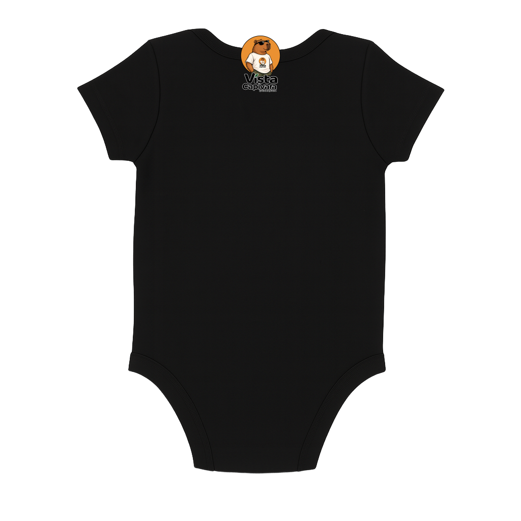 "Capivara Rock & Roll DTF" Body Baby