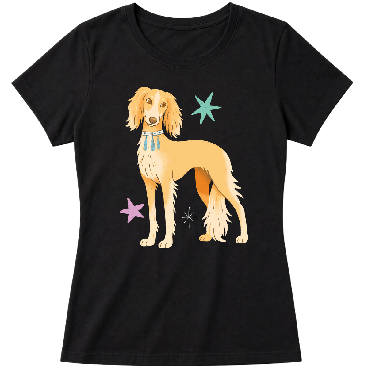 "Saluki" Blusa Baby Look