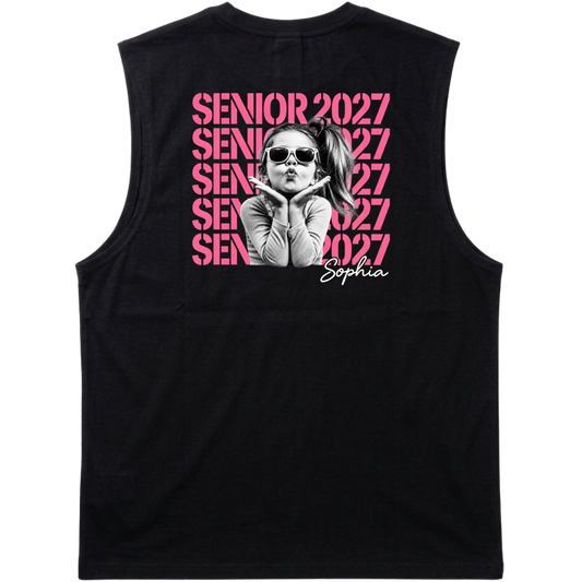 "Regata Tank flor" Tank Top Machão Suedine