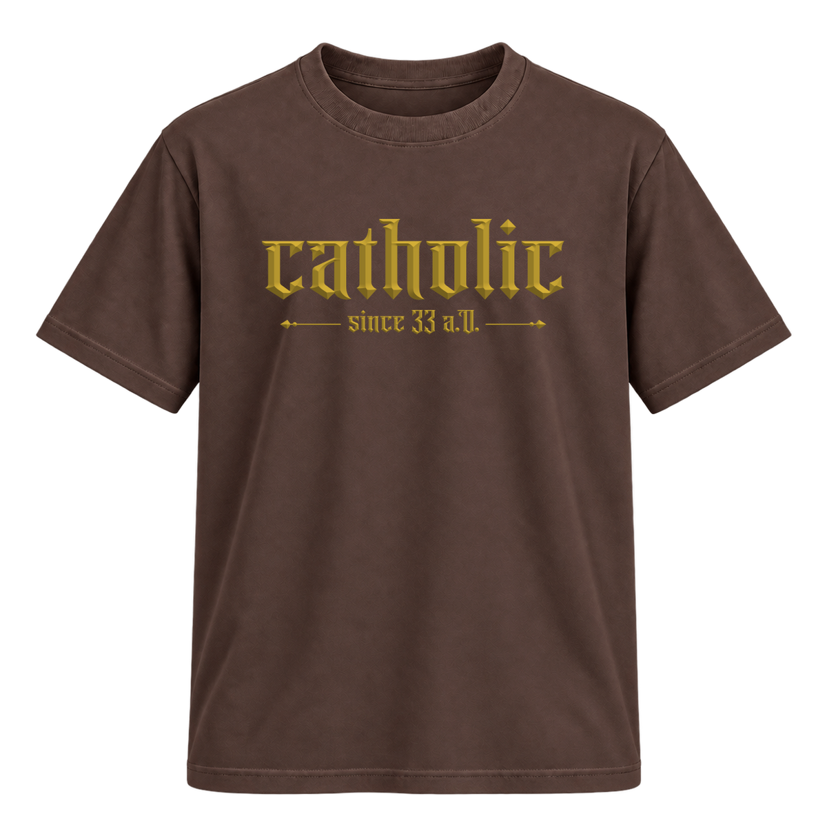 "Cristã Católica Catholic EC00" Camiseta Regular Suedine