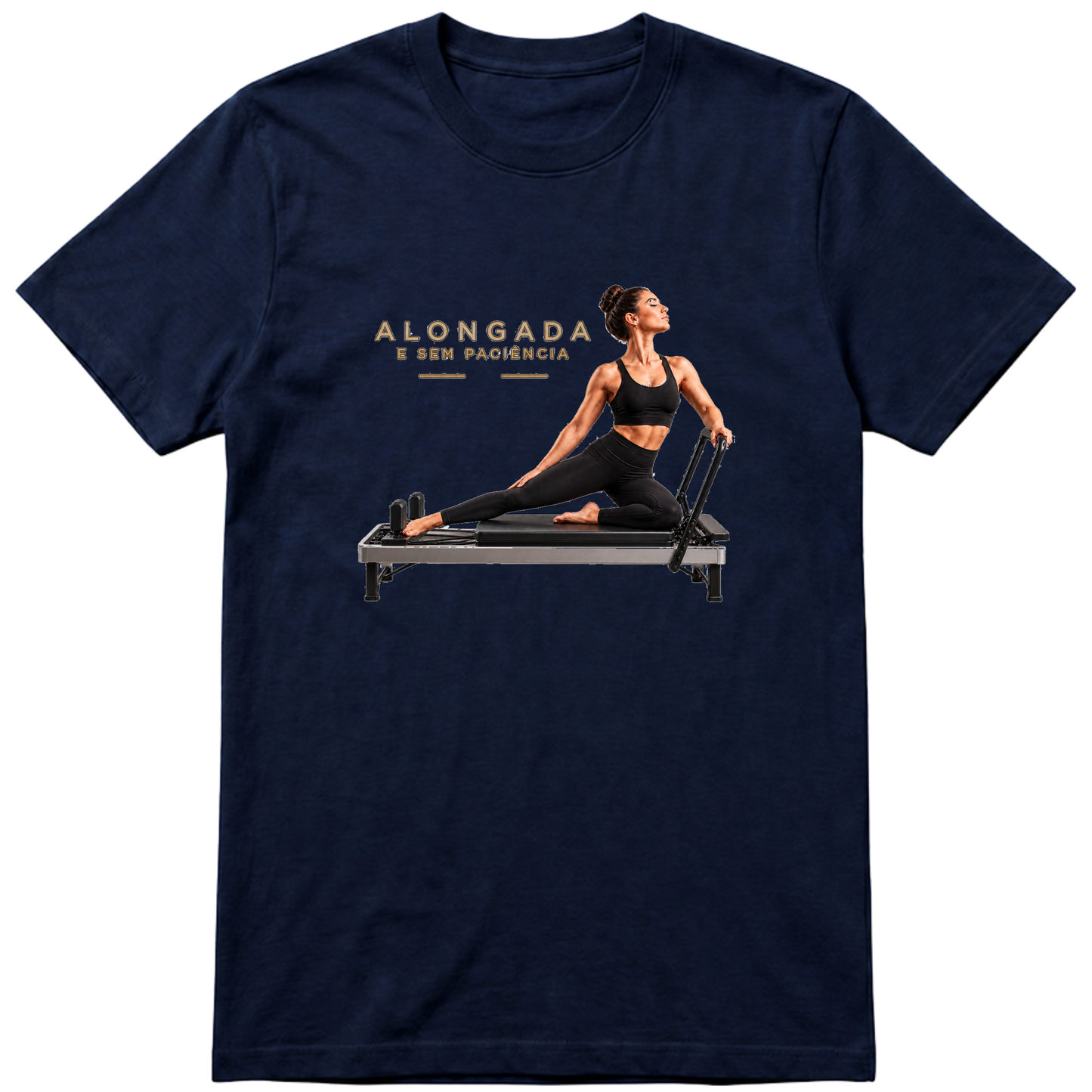 "Alongada" Camiseta regular básica