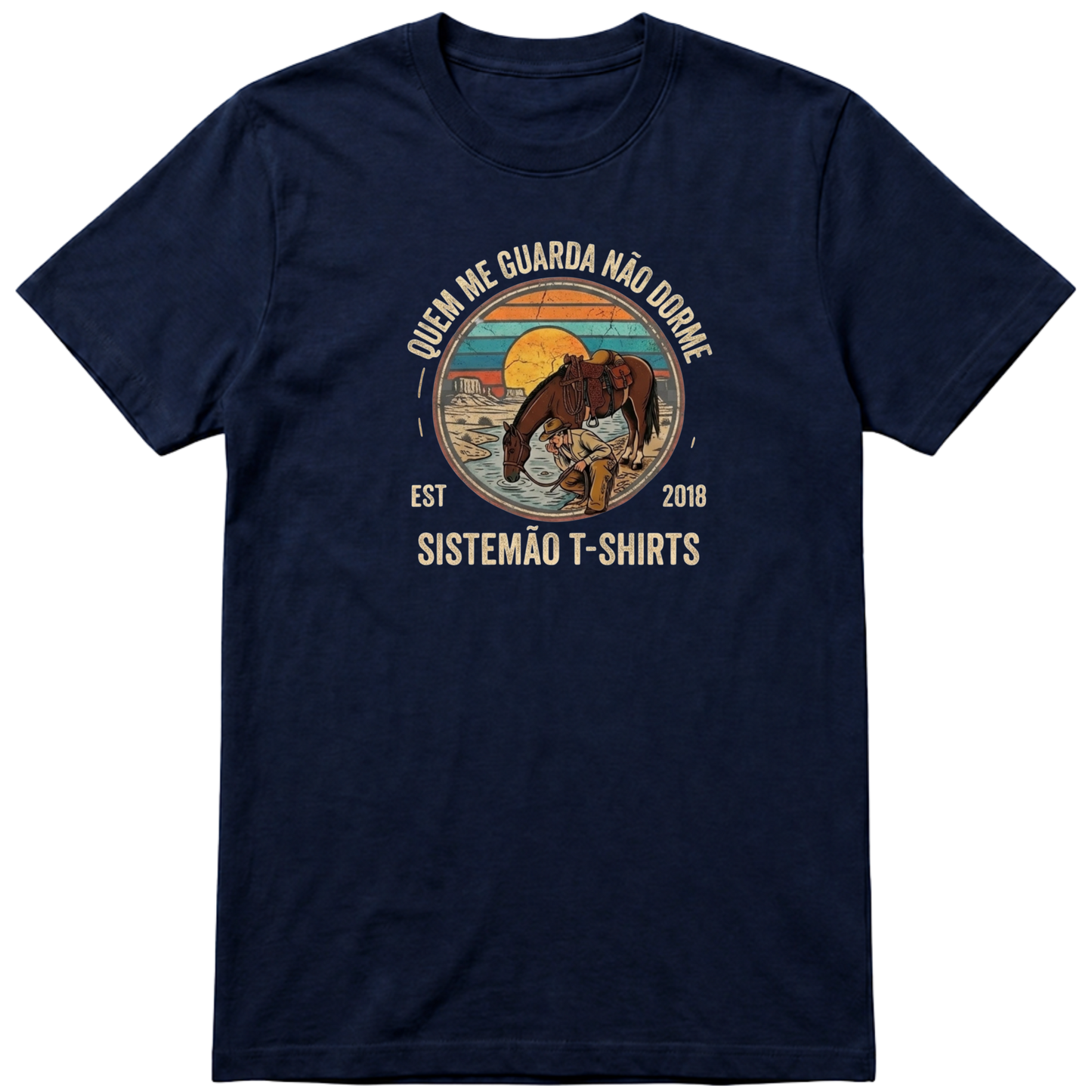 "Estampa QUEM ME GUARDA" Camiseta Premium Unissex Bunker Studios