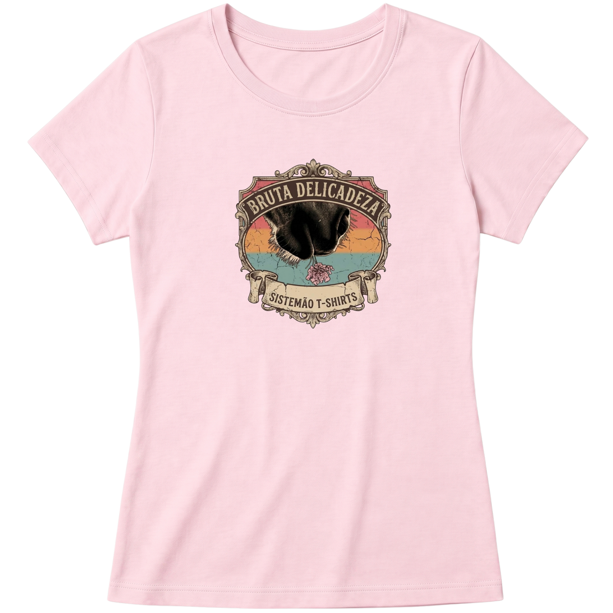 "Baby Look BRUTA DELICADEZA" Blusa Baby Look
