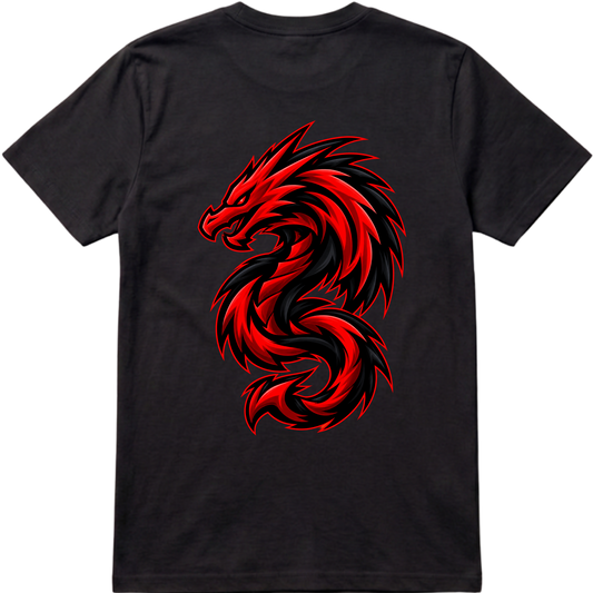 "Camisa frente e verso Dragons (Tripulação) - GameFicou" Camiseta Premium Unissex Bunker Studios