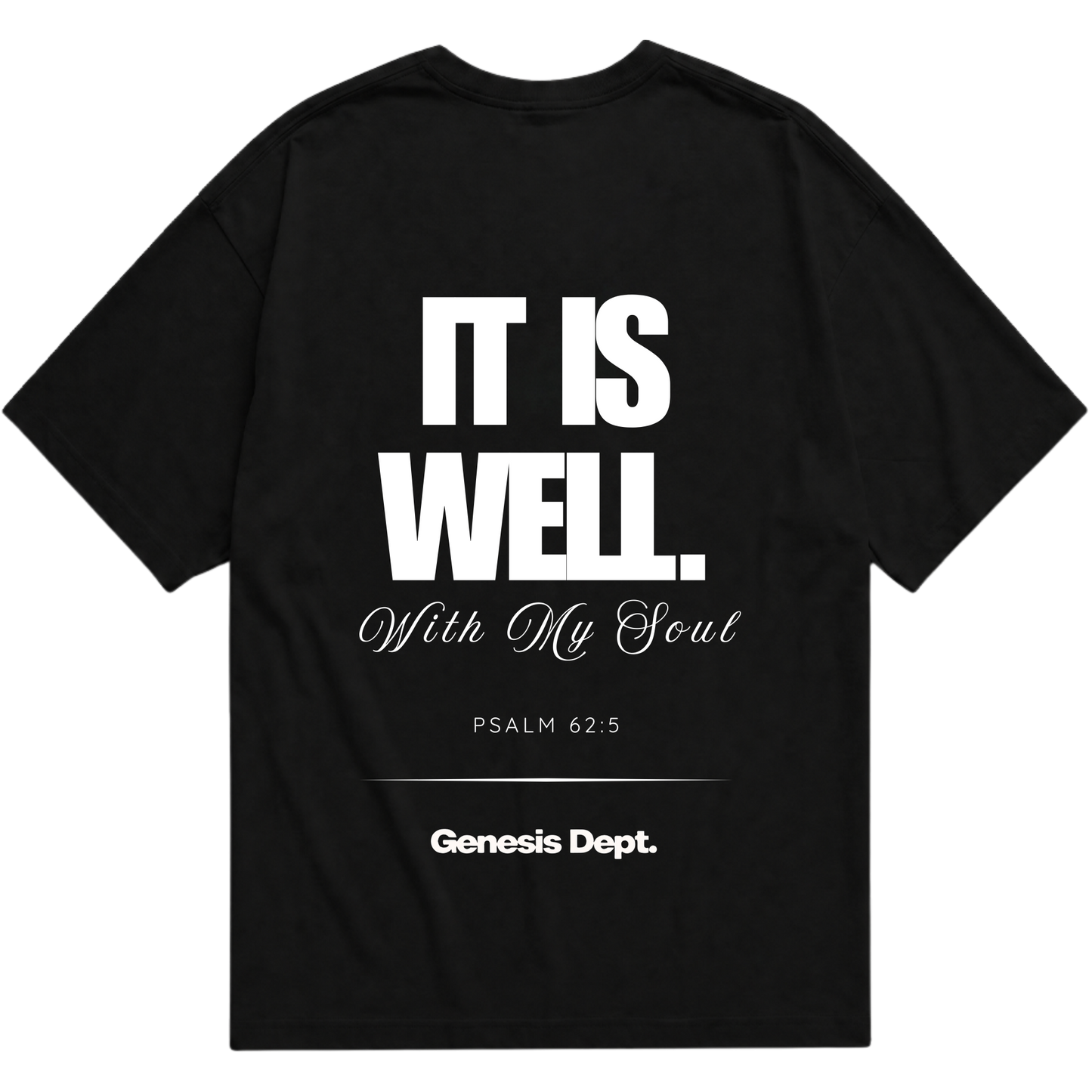 "Psalm 62:5" Oversized Básica 30.1