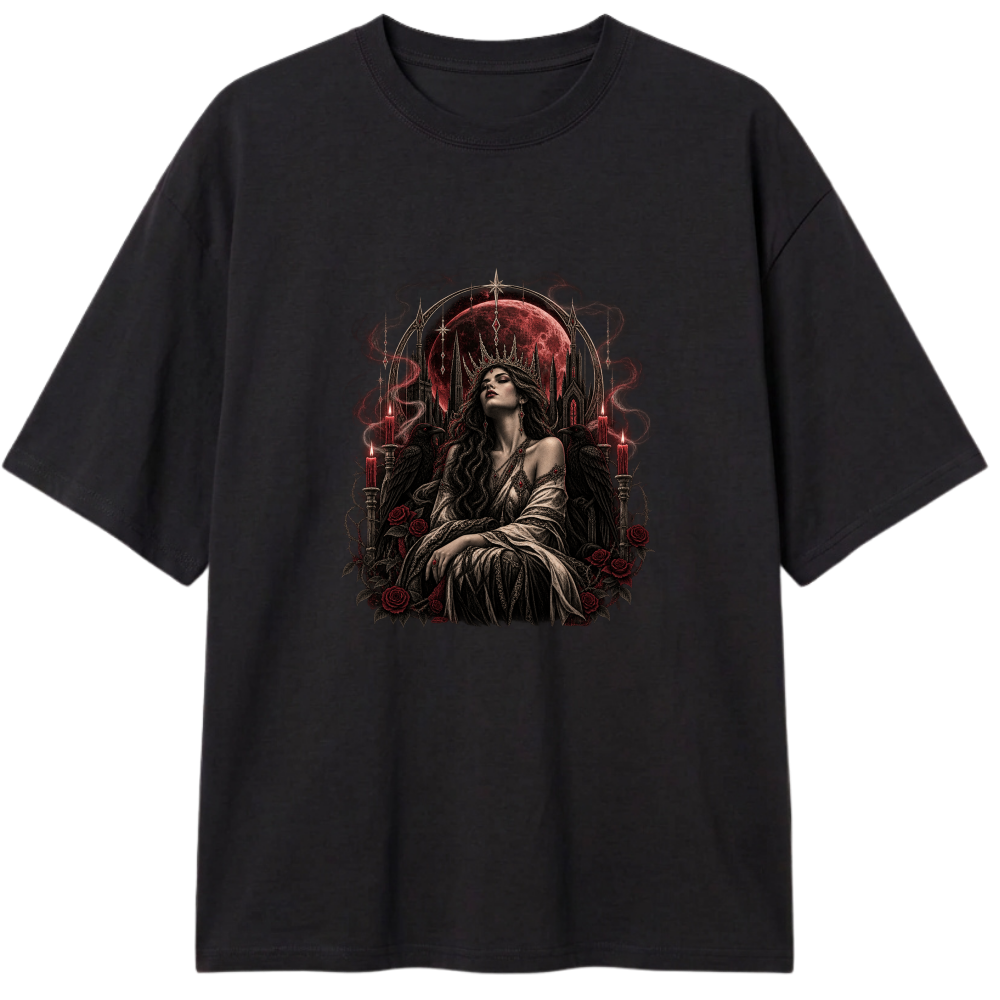 "Camiseta Oversized - Queen of Hell" Camiseta Oversized Classic