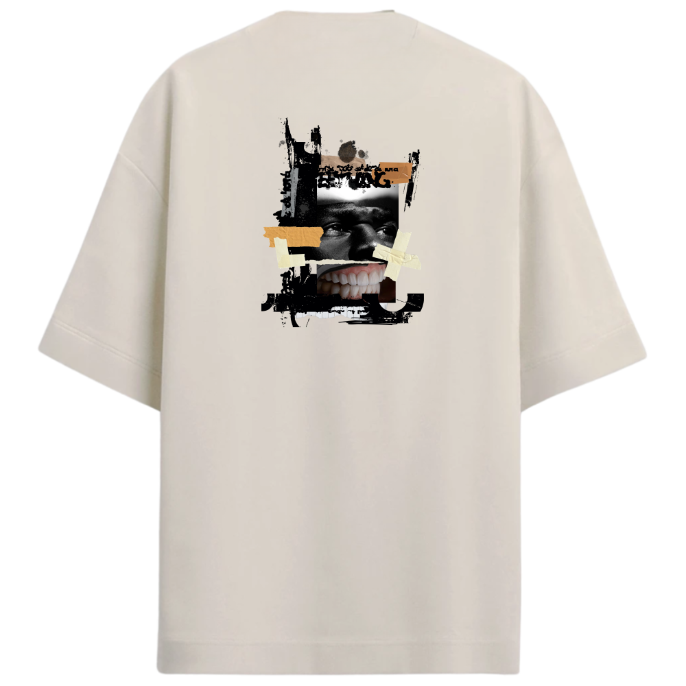 "Camiseta Oversized Teeth Cut" Oversized Premium