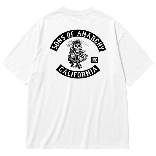 "SOA B&W" Oversized Premium 96% algodão 4% Elastano
