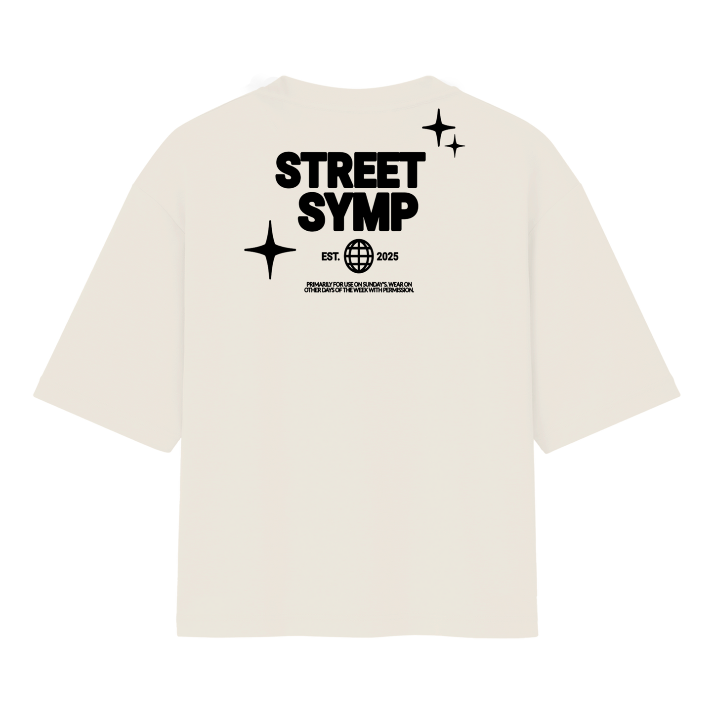 "Camiseta Oversized Streetwear Off-White – Street Symp" Oversized Básica 30.1