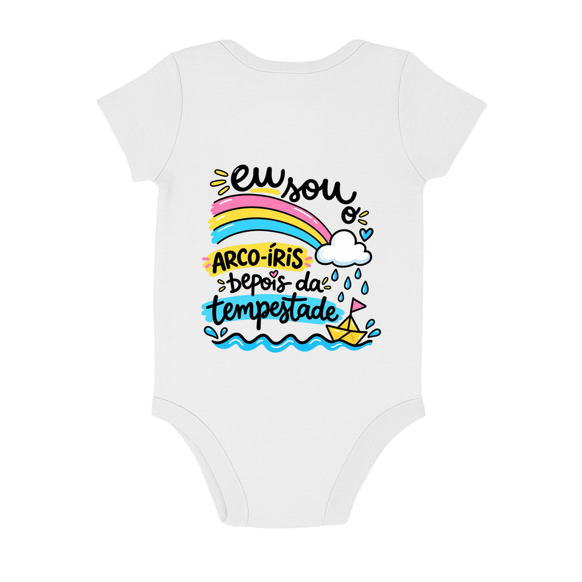 "Pequeno Arco-Íris" Body Baby