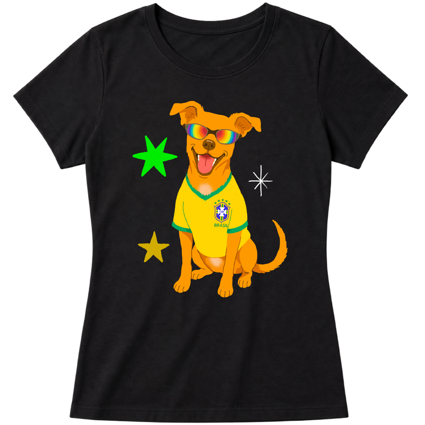 "Caramelo brasileiro" Blusa Baby Look
