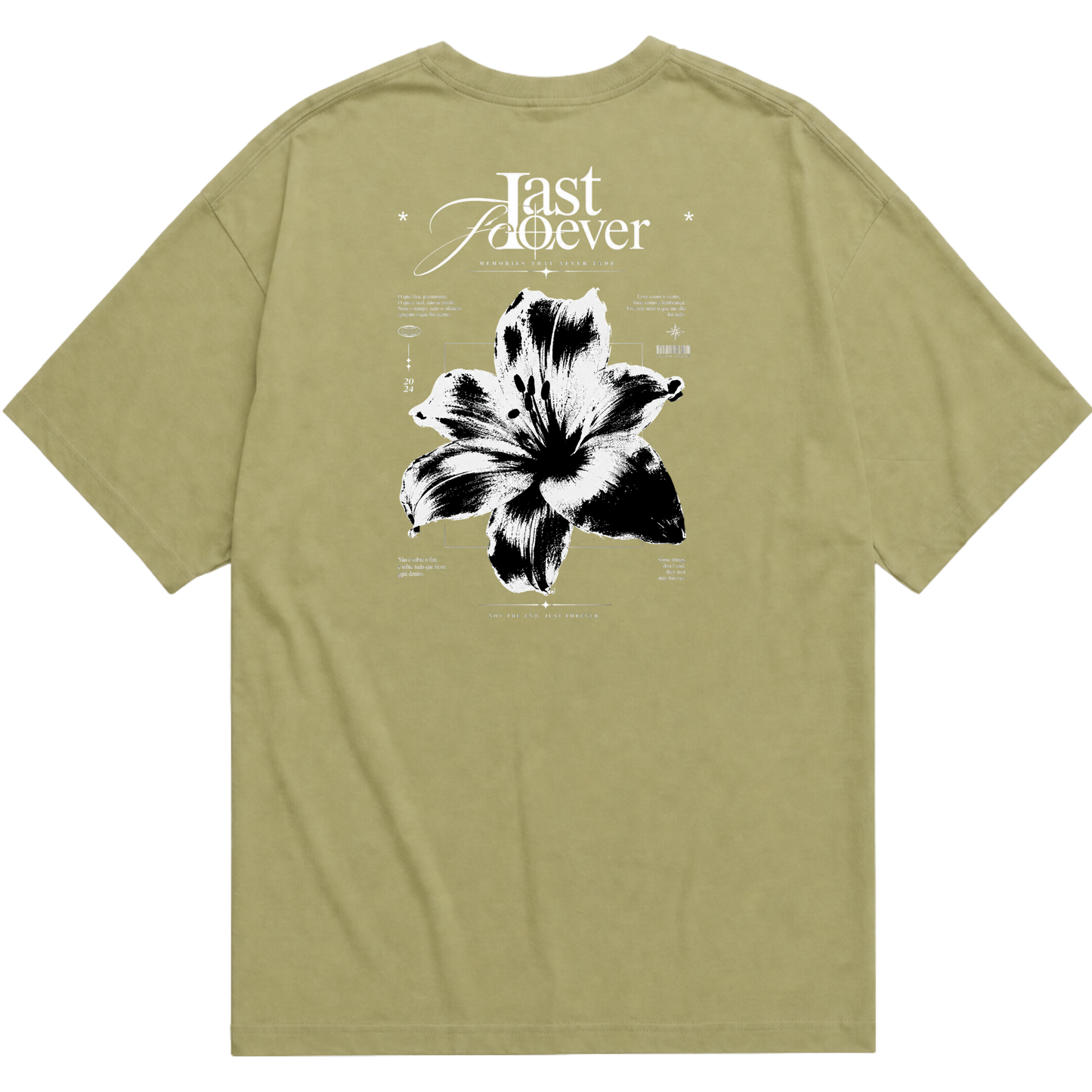 "Camiseta Oversized Essential" Camiseta Oversized Básica