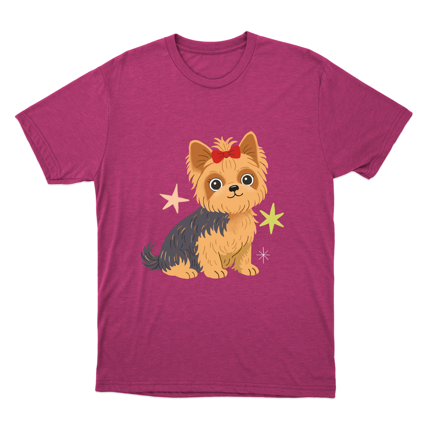 "Yorkshire terrier" Camiseta Básica Unissex