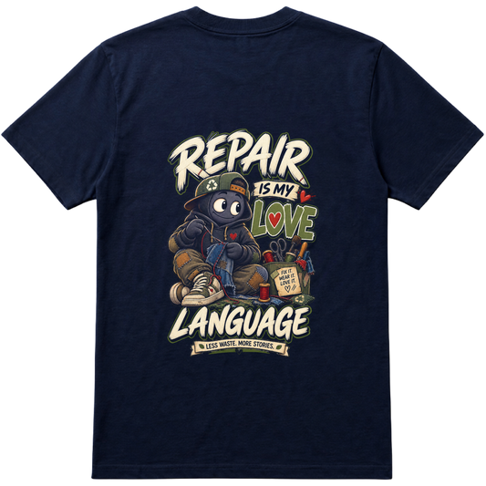 "Repair Ecohumor" Camiseta regular básica