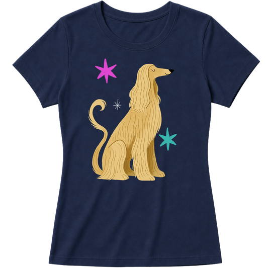 "Galgo Afegão" Blusa Baby Look