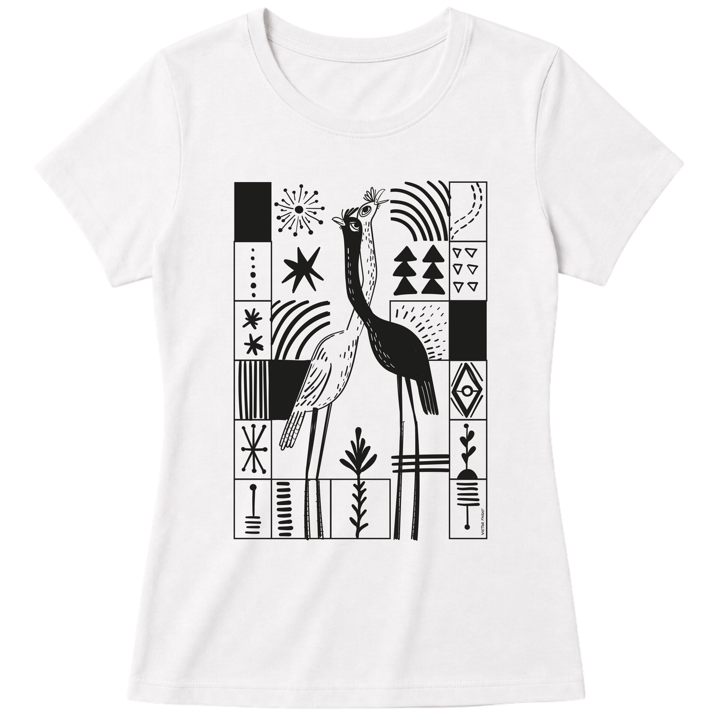"Seriema - Babylook" Blusa Baby Look