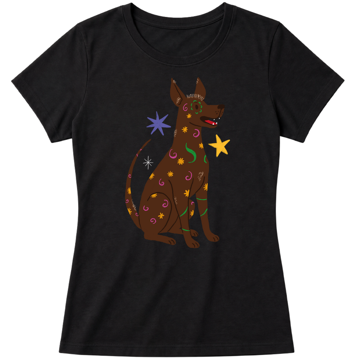 "Xoloitzcuintle" Blusa Baby Look