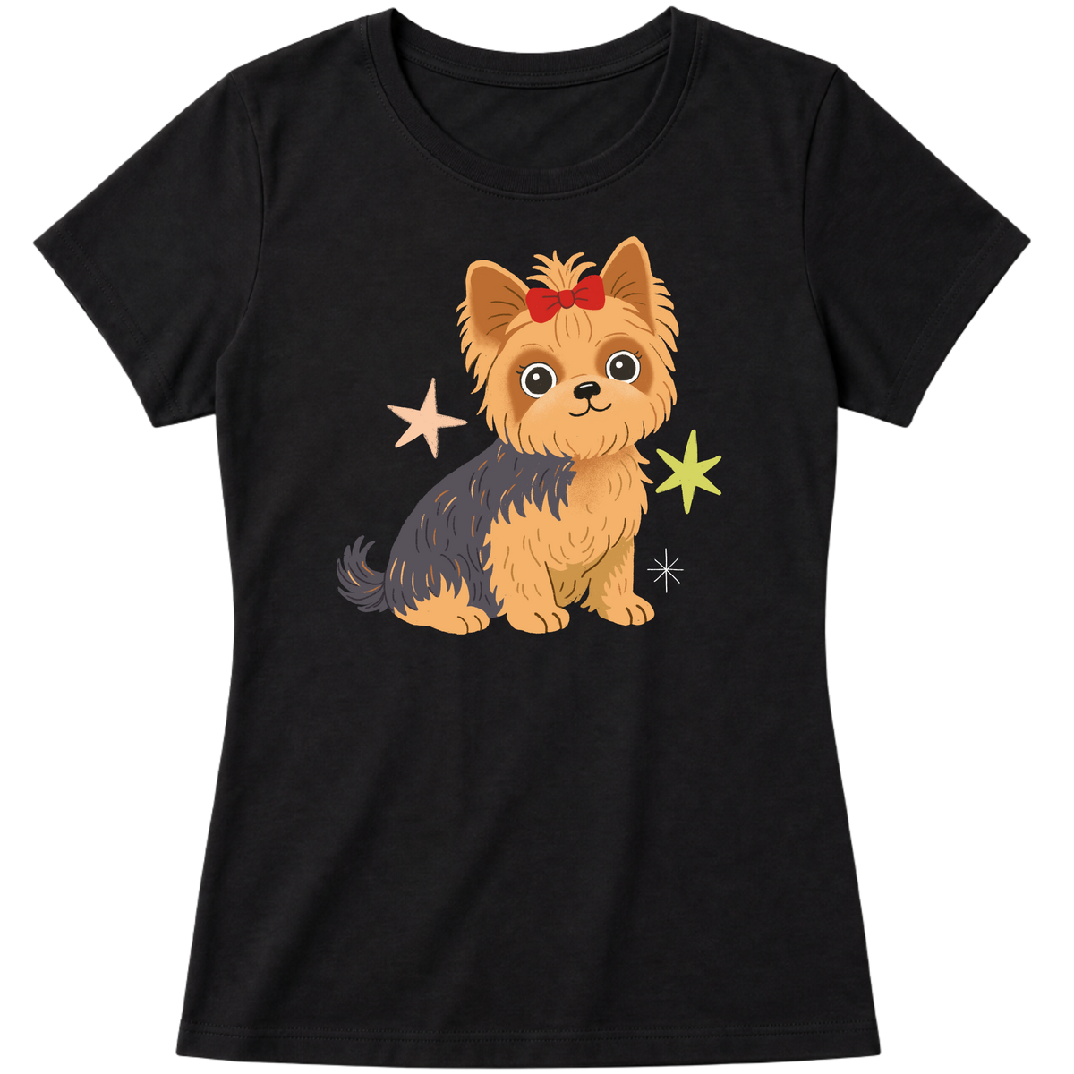 "Yorkshire terrier" Blusa Baby Look