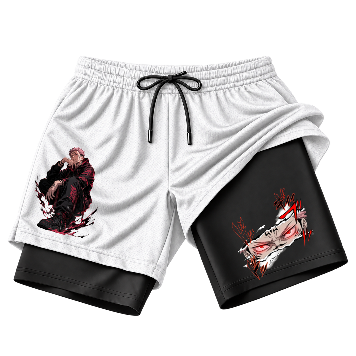 "Short Sukuna Style" Short 2 em 1