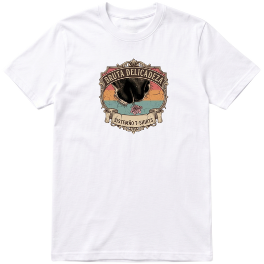 "Estampa BRUTA DELICADEZA" Camiseta Premium Unissex Bunker Studios