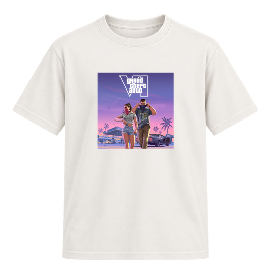 "VI.CE CITY THEMES" Camiseta Regular Suedine