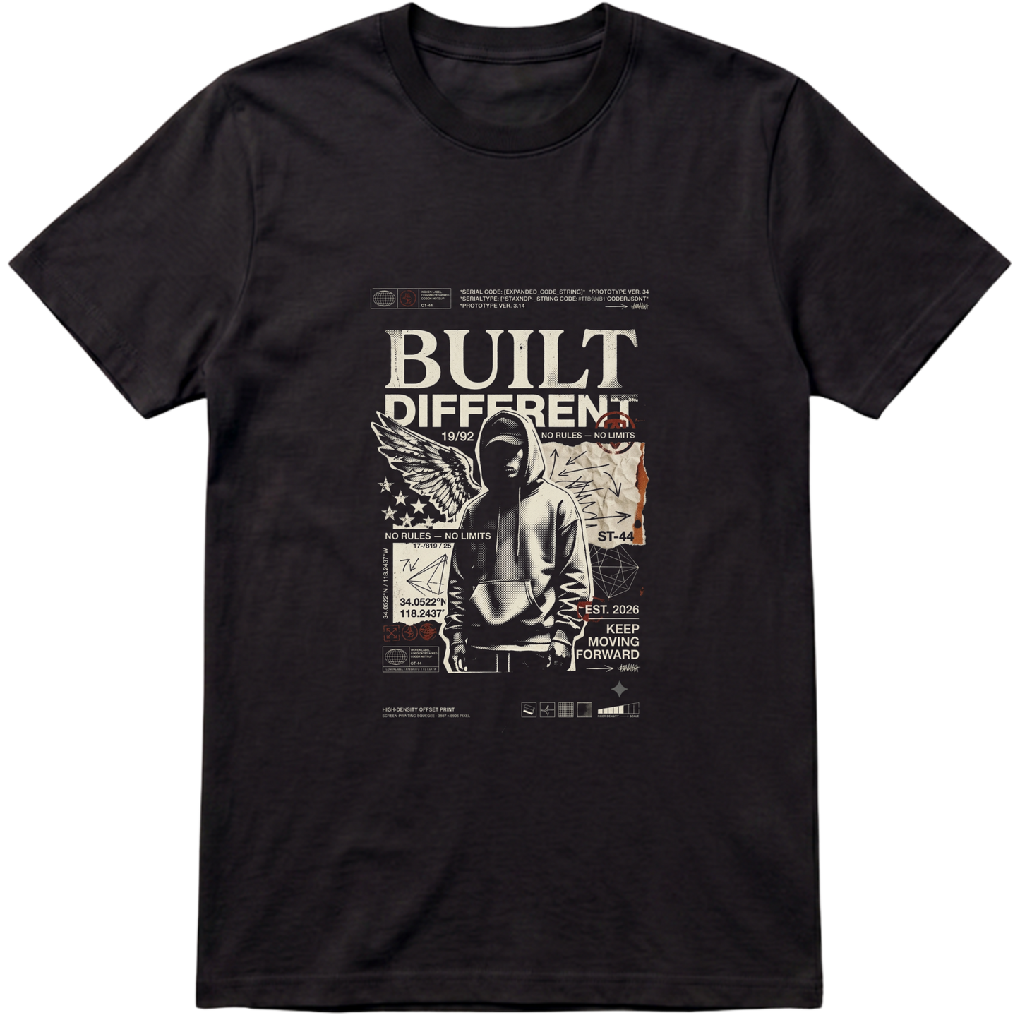 "BUILT DIFFERENT" Camiseta Premium Unissex