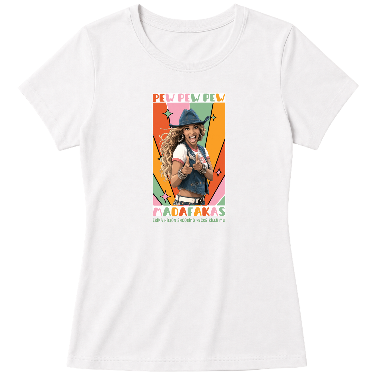 "Erika Madafaka Babylook" Blusa Baby Look