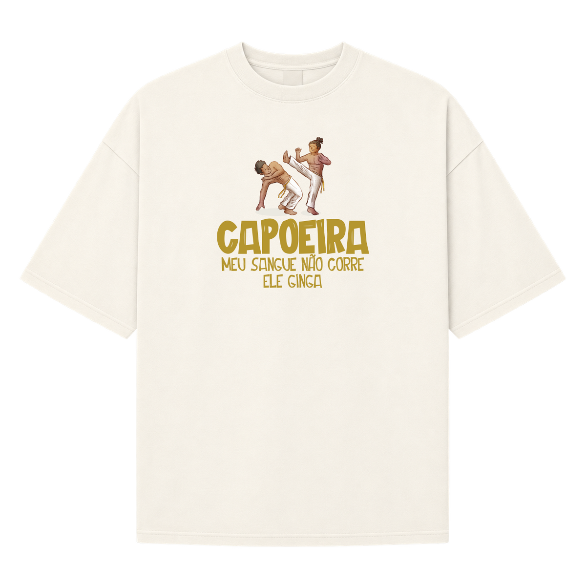 "Capoeira #01" Camiseta Oversized Suedine 220g