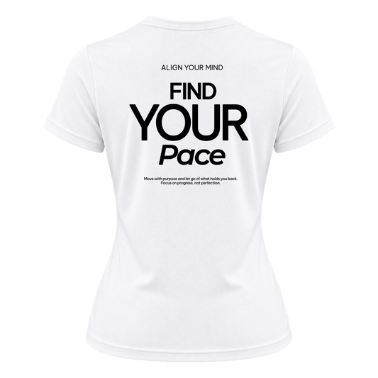 "Camiseta Find Your Pace Dryfit Feminina Basic" Camiseta Dryfit Feminina Basic