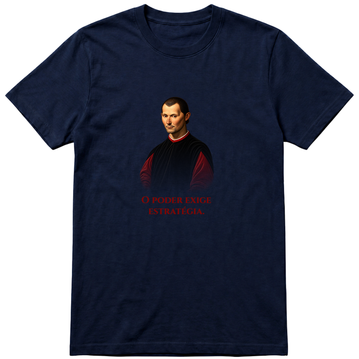 "MAQUIAVEL — CÓDIGO DO PODER" Camiseta Premium Unissex Bunker Studios
