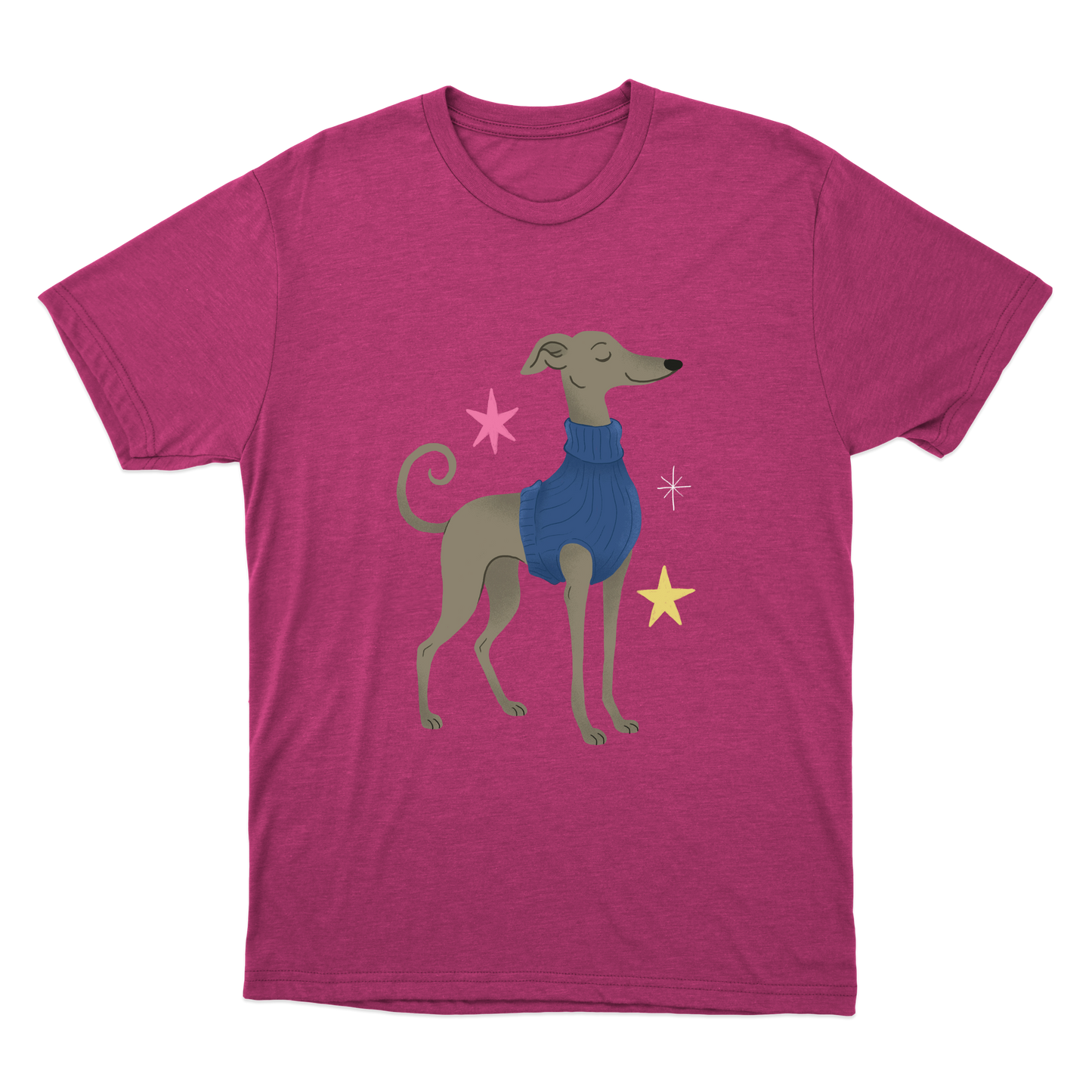 "Galgo italiano" Camiseta Básica Unissex