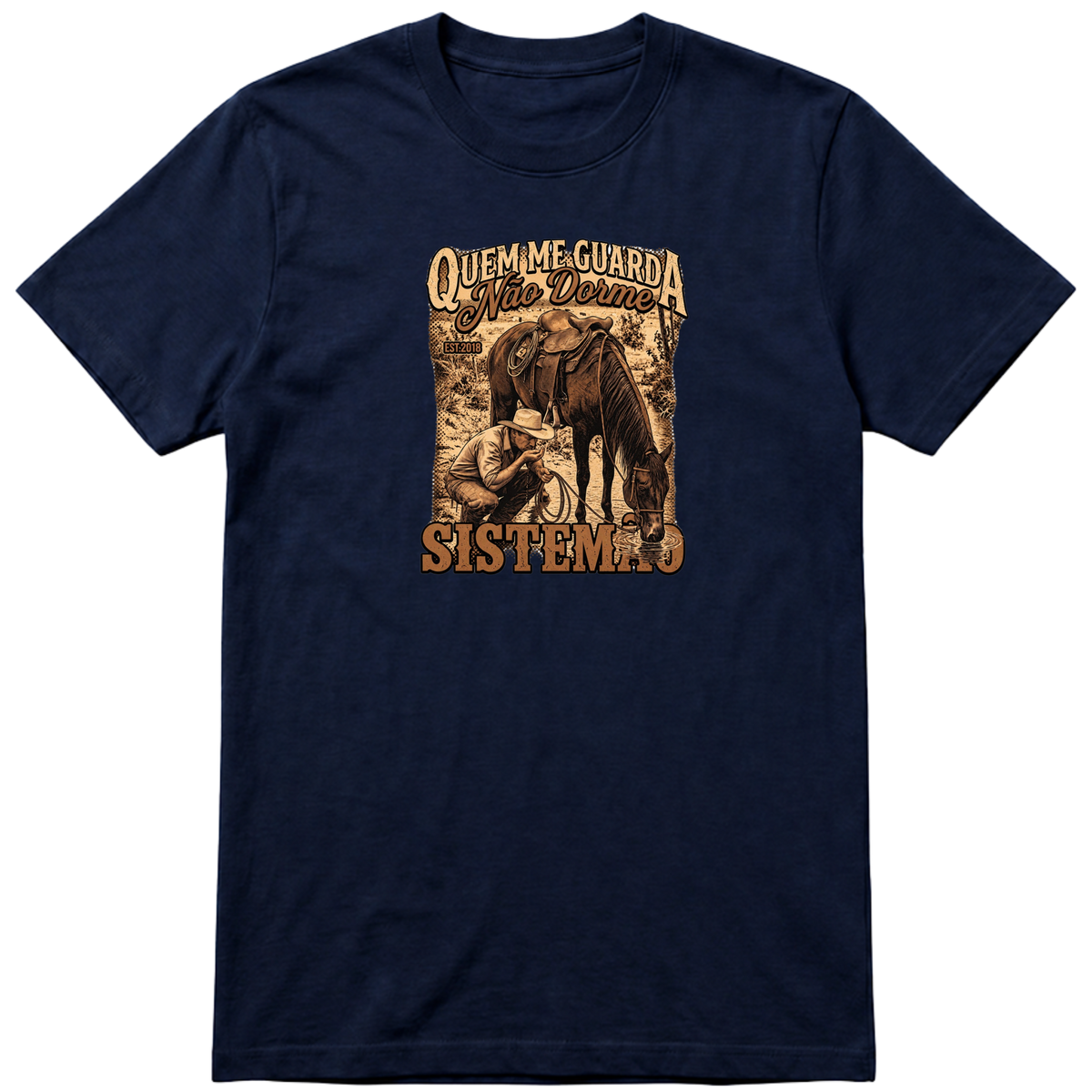 "Estampa/QUEM ME GUARDA" Camiseta Premium Unissex Bunker Studios