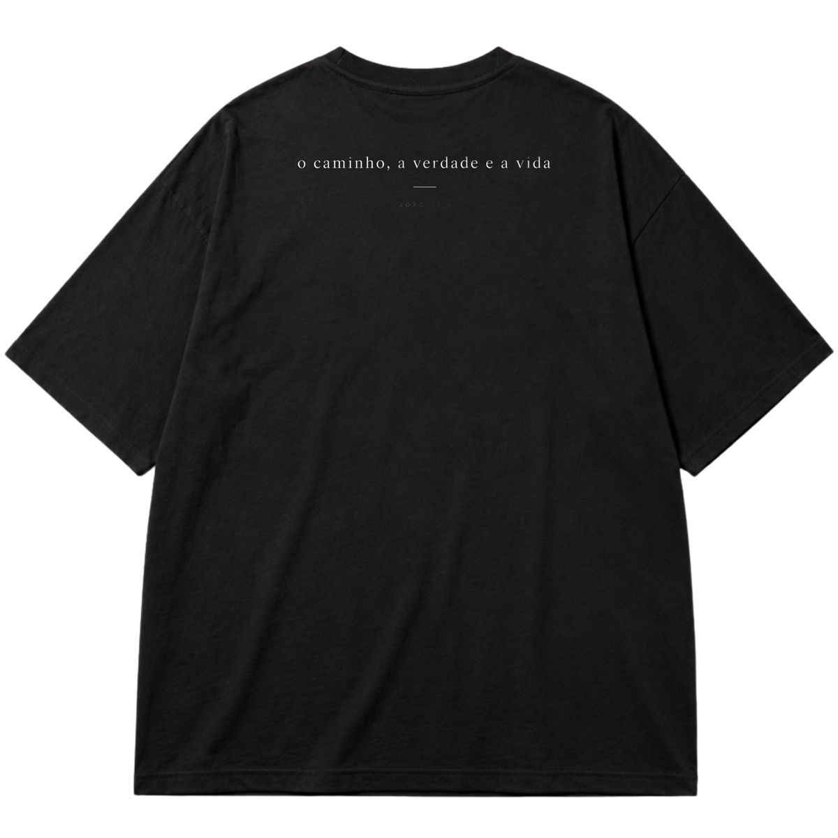 "João 14:6" Oversized Premium 96% algodão 4% Elastano
