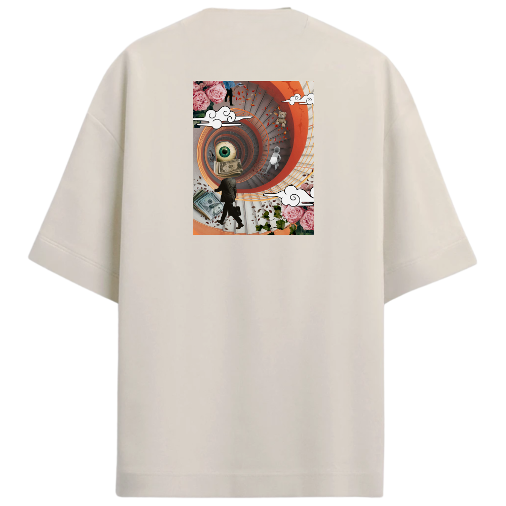 "Camiseta Oversized Time Loops & Memory Fragments" Oversized Premium